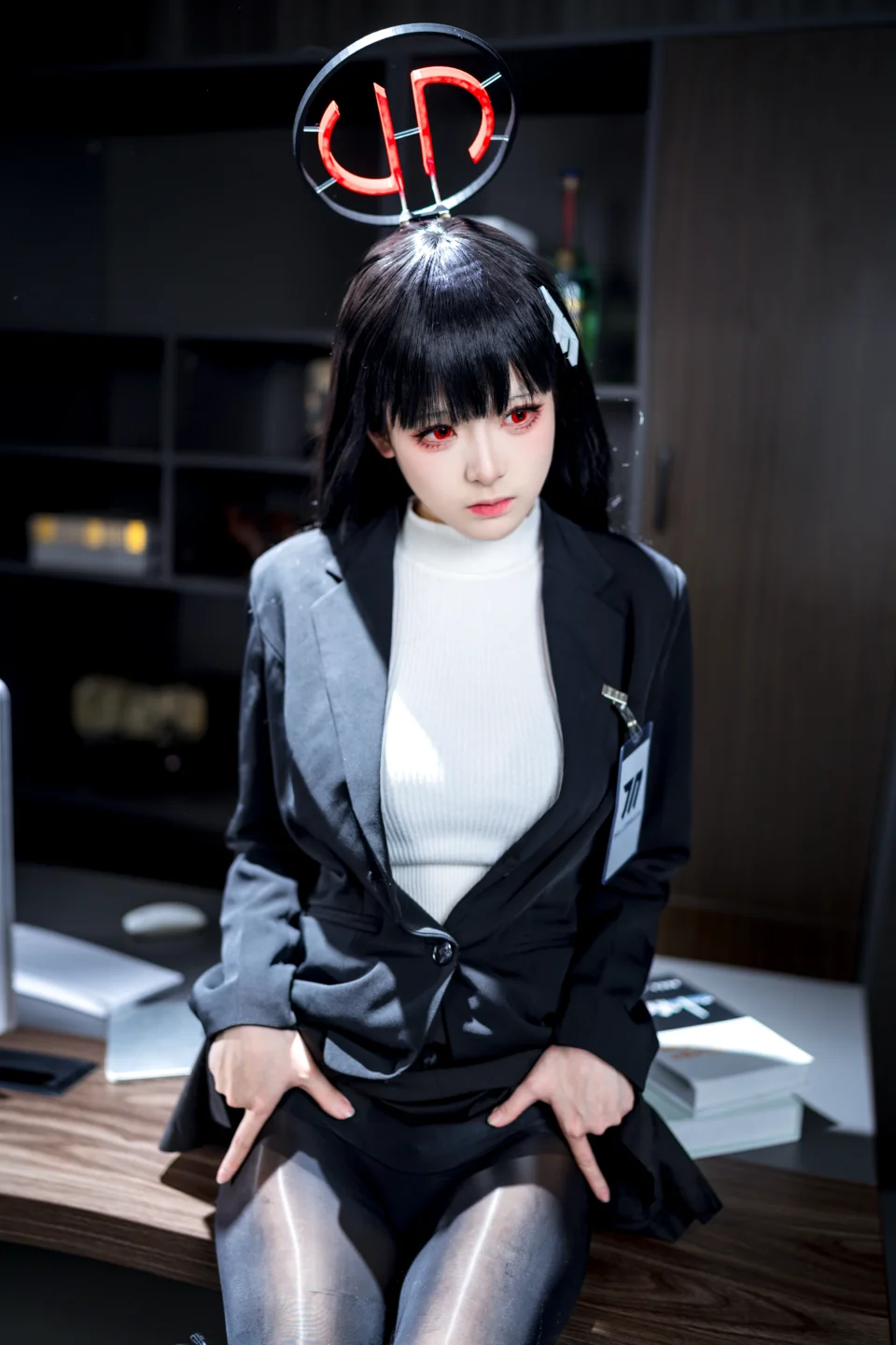 九柒喵 - No.026 蔚蓝档案 调月莉音 [64P-1.4GB] tg@simisebaisi 【丝足阁】026.webp